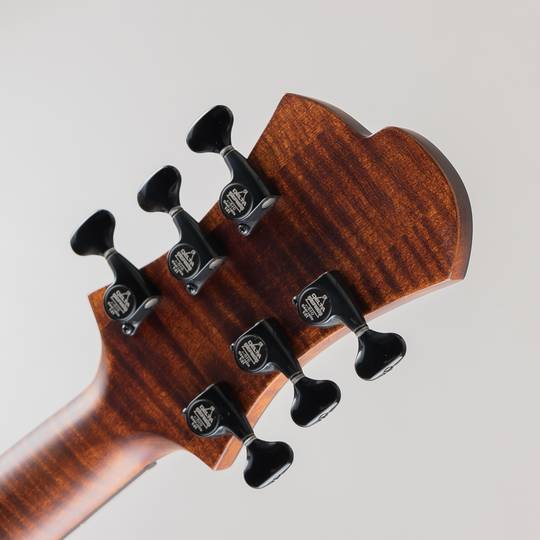 Victor Baker Guitars Model 15 Full-Hollow Brown Smoke Satin Catseye Soundholes 2 pickups Black hardware ヴィクター ベイカー サブ画像6