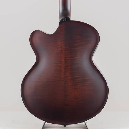 Victor Baker Guitars Model 15 Full-Hollow Brown Sunburst Satin Catseye Soundholes 1 pickup Black hardware ヴィクター ベイカー サブ画像1