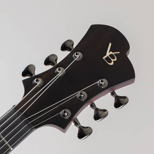 Victor Baker Guitars Model 15 Full-Hollow Brown Sunburst Satin Catseye Soundholes 1 pickup Black hardware ヴィクター ベイカー サブ画像4