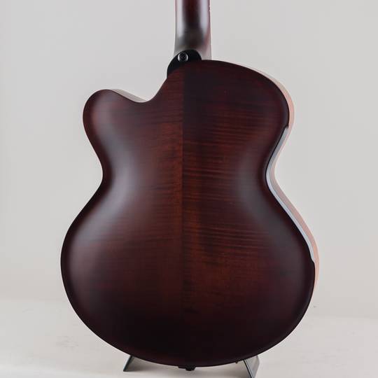 Victor Baker Guitars Model 15 Full-Hollow Brown Sunburst Satin Catseye Soundholes 1 pickup Black hardware ヴィクター ベイカー サブ画像9
