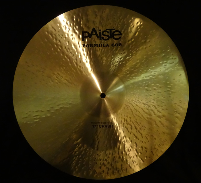 PAISTE FORMULA602 Modern Essentials 【新品25%OFF!!】FORMULA602 Modern Essentials 17 Crash パイステ　フォーミュラ602 モダンエッセンシャルズ