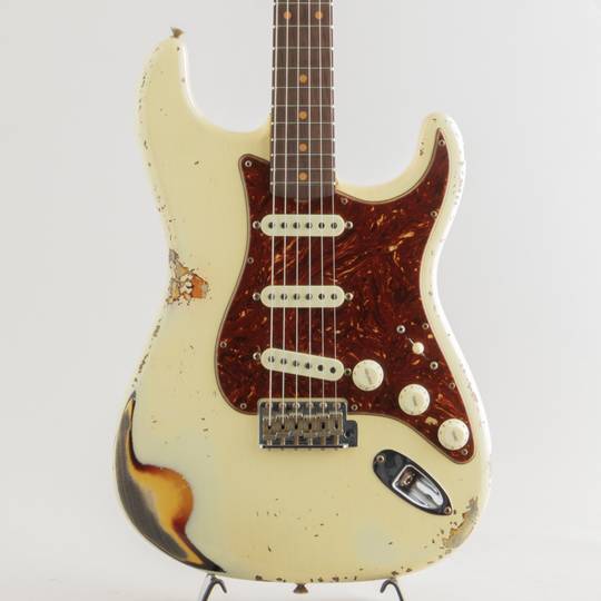 2021 Limited 1961 Stratocaster Heavy Relic / Aged Vintage White Over 3-Color Sunburst