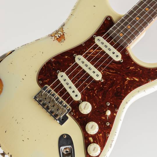FENDER CUSTOM SHOP 2021 Limited 1961 Stratocaster Heavy Relic / Aged Vintage White Over 3-Color Sunburst フェンダーカスタムショップ サブ画像10