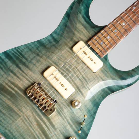 Pensa Custom Guitars MK-1 P-90 Style Aqua Blue Burst 2015 ペンサ カスタム ギターズ サブ画像10
