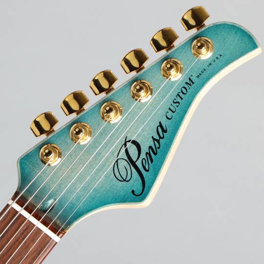 Pensa Custom Guitars MK-1 P-90 Style Aqua Blue Burst 2015 ペンサ カスタム ギターズ サブ画像4