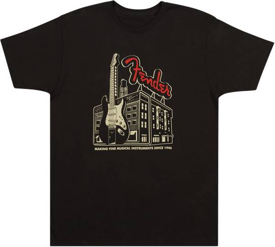 Amp Building T-Shirt, Coal M