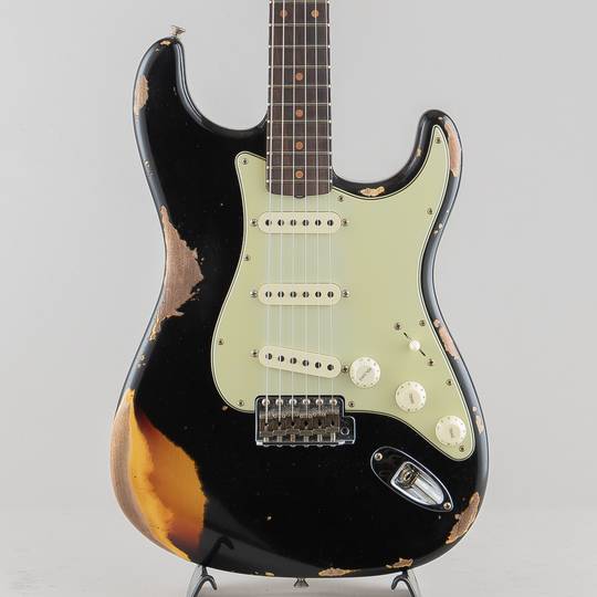 Limited 1962 Stratocaster Heavy Relic Aged Black over 3-Tone Sunburst 2023