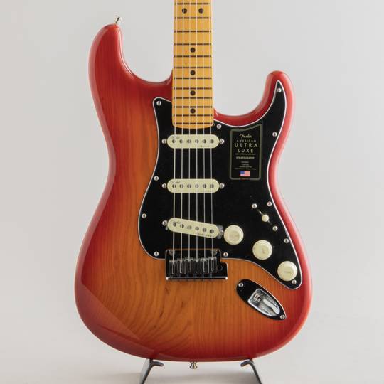 FENDER American Ultra Luxe Stratocaster/Plasma Red Burst/M【S/N:US210073941】 フェンダー