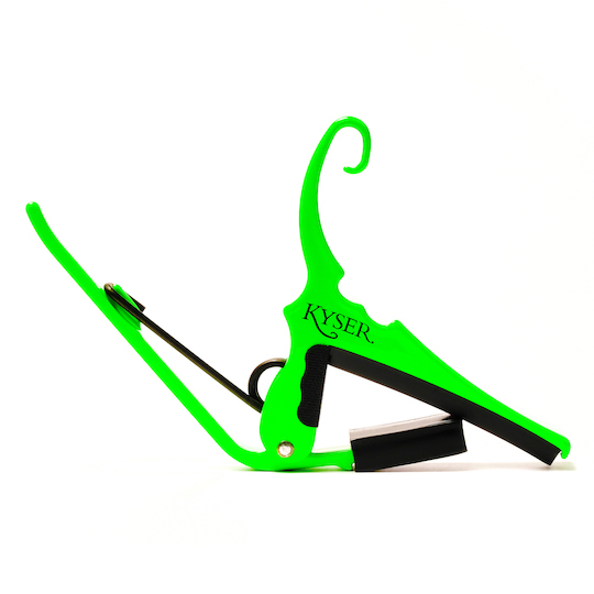Neon Collection Quick-Change Acoustic Capo/NEON GREEN