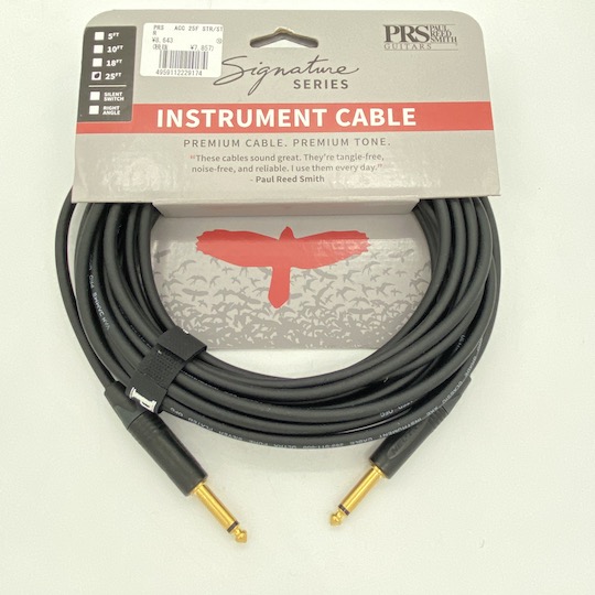 Paul Reed Smith 25ft Signature Instrument Cable Straigt/Straight ポールリードスミス