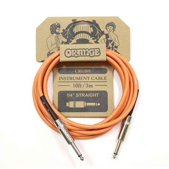 ORANGE Orange CRUSH Instrument Cable 10ft/3m 1/4 Straight CA034 オレンジ