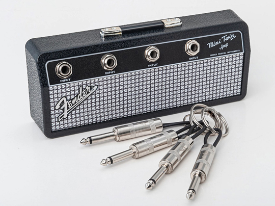 Fender Mini Twin Amp Jack Rack with 4 keychains