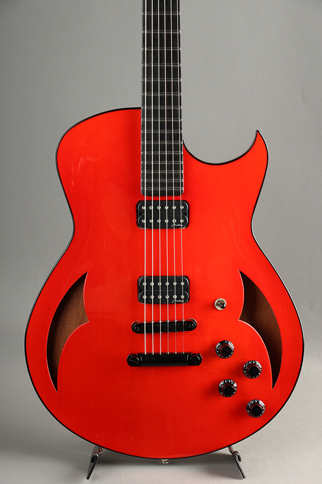 Semi-Hollow Arch Top TOM Bridge and Stop Tail piece / Trans Red