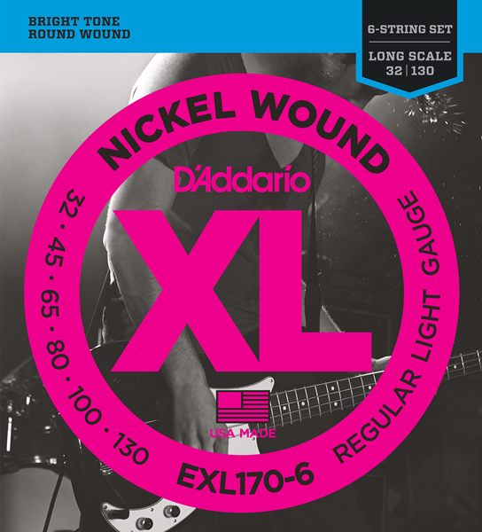 D'Addario EXL170-6 [Nickel Wound 32-130] ダダリオ