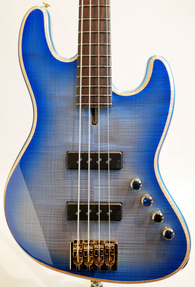 J-4 Plus Bass / Flame Maple Top (Blue Burst)