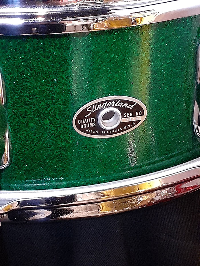 Slingerland 【VINTAGE】70s RadioKing Model Sparkling Green 14×5,5 スリンガーランド サブ画像1
