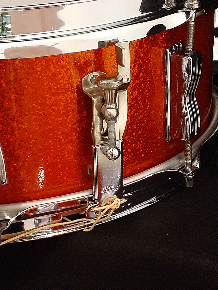 Ludwig 【VINTAGE】65' Jazz Festival Sparkling Red 14x5,5 ラディック サブ画像4