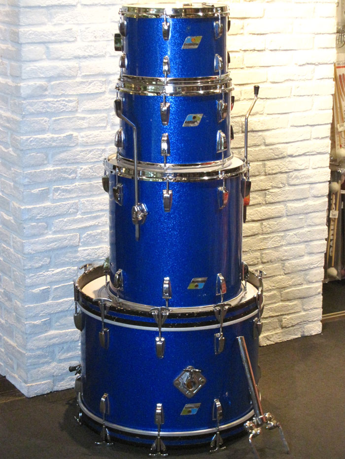 Ludwig 1970' BigBeat Kit 22 12 13 16 Sparkling Blue Pearl ラディック サブ画像14