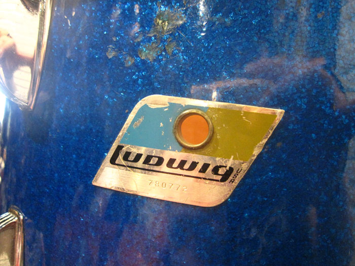Ludwig 1970' BigBeat Kit 22 12 13 16 Sparkling Blue Pearl ラディック サブ画像4