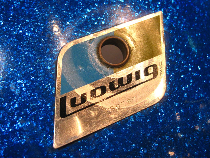 Ludwig 1970' BigBeat Kit 22 12 13 16 Sparkling Blue Pearl ラディック サブ画像7