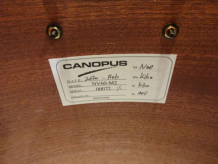 CANOPUS 【美品中古】Neo-Vintage series NV-60M2 Red Pearl 4点Set 20,12,14,16 カノウプス サブ画像11