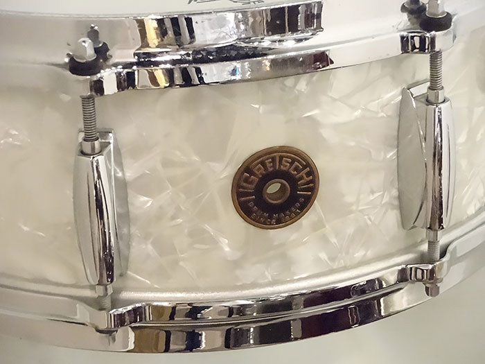 GRETSCH 【VINTAGE】Late 60s Name Band #4157 White Pearl 14×5.5 グレッチ サブ画像1