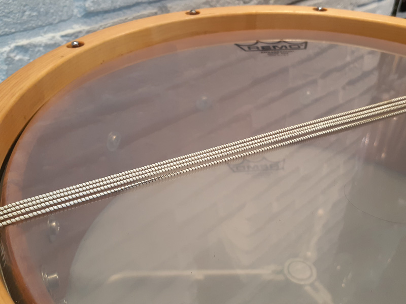 aural drums 【委託中古品】aural  14x5 classic select persimmon/wood hoop（Single Strainer/TRICK） オーラル・ドラムス サブ画像5