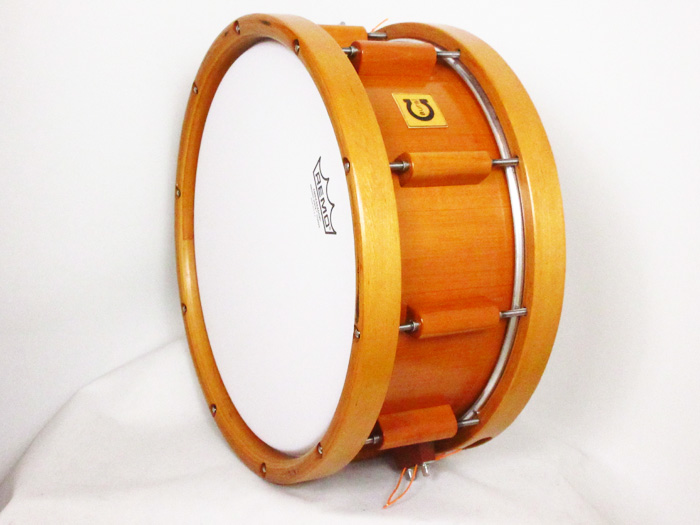aural drums 【委託中古品】aural 14x6 classic select persimmon/wood hoop（Single Strainer） オーラル・ドラムス サブ画像2