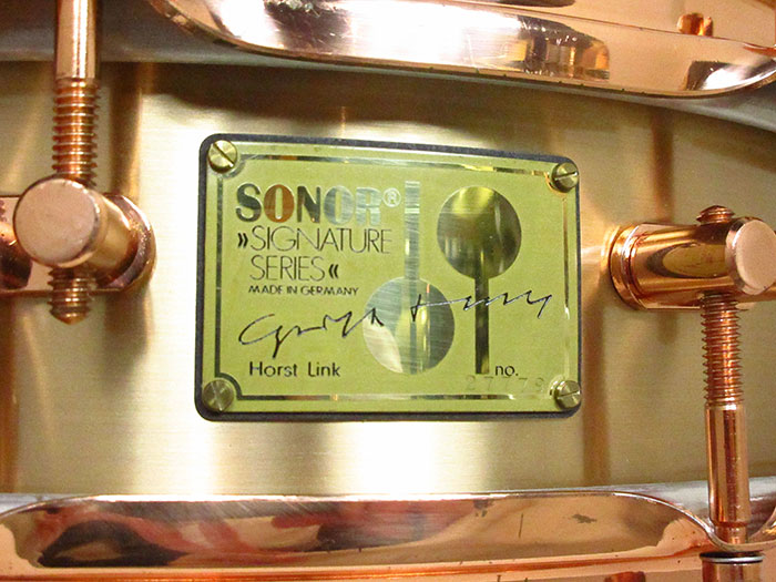 SONOR 【中古品】1986' Horst Link Signature Series HLD593 Bell Bronze 14×4 ソナー サブ画像1