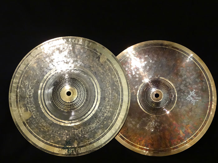 emjmod cymbals 13,5&13 Hi-hats Pair 870g,750g イーエムジェーモッドシンバル