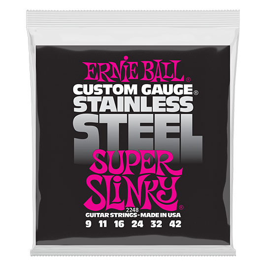 ERNIE BALL Super Slinky Stainless Steel　2248（09-42） アーニーボール
