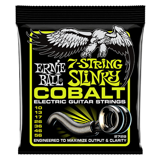 ERNIE BALL Cobalt 7-String Regular Slinky 10-56(2728) アーニーボール