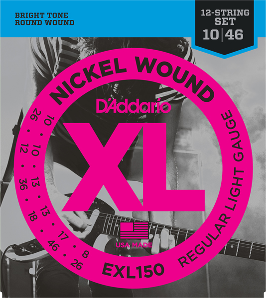 D'Addario EXL150 [Nickel Wound 12弦 10-46] ダダリオ