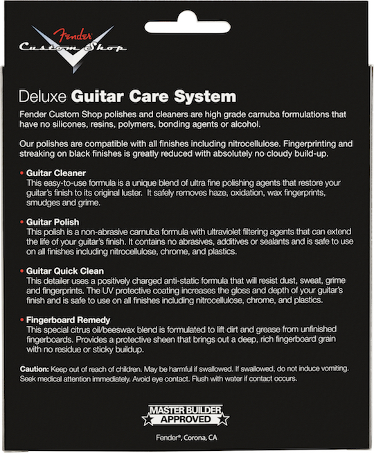 FENDER Custom Shop Deluxe Guitar Care System, 4 Pack フェンダー サブ画像1