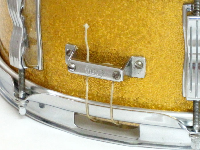 Ludwig 【VINTAGE】1959' Jazz Festival Transition Badge Sparkling Gold Pearl 14×5,5 ラディック サブ画像9