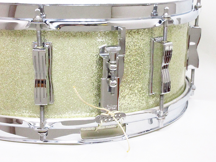 Ludwig 【VINTAGE】1963' Jazz Festival Sparkling Silver Pearl 14×5.5 ラディック サブ画像5