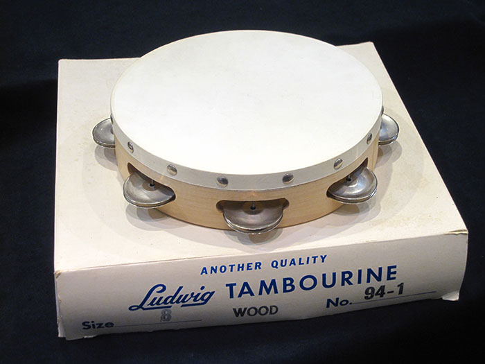 【VINTAGE】NOS Early 70's No. 94-1 Professional Tambourine 8"インチ