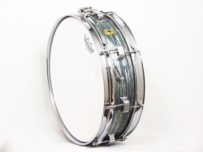 Ludwig 【VINTAGE】1963-64' Downbeat Oyster Blue Pearl COB Hoops 14×4 ラディック サブ画像7