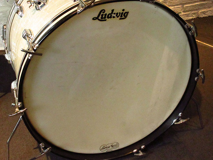 Ludwig 【VINTAGE】1964' Super Classic White Marine Pearl 22 13 16 COB Hoops ラディック サブ画像4