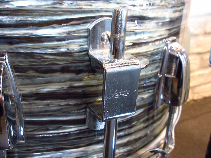 Ludwig 【VINTAGE】1961' DownBeat Oyster Blue Pearl 20 12 14 Factory Matched ラディック サブ画像5