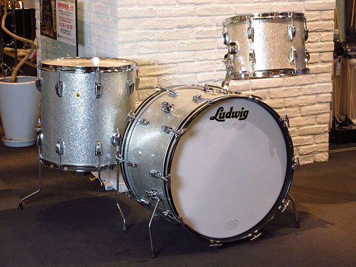 Ludwig 【VINTAGE】1966-67' Super Classic 22 16 13 Sparkling Silver Pearl / Full Original ラディック