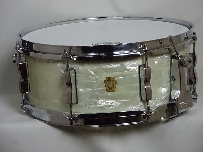 Ludwig 【VINTAGE】Early 60's Buddy Rich Super Classic 14x5,5 White Pearl COB Hoops ラディック