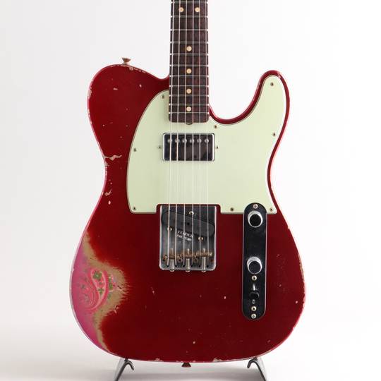 Limited 60's HS Telecaster Heavy Relic/Aged Candy Apple Red over Pink Paisley