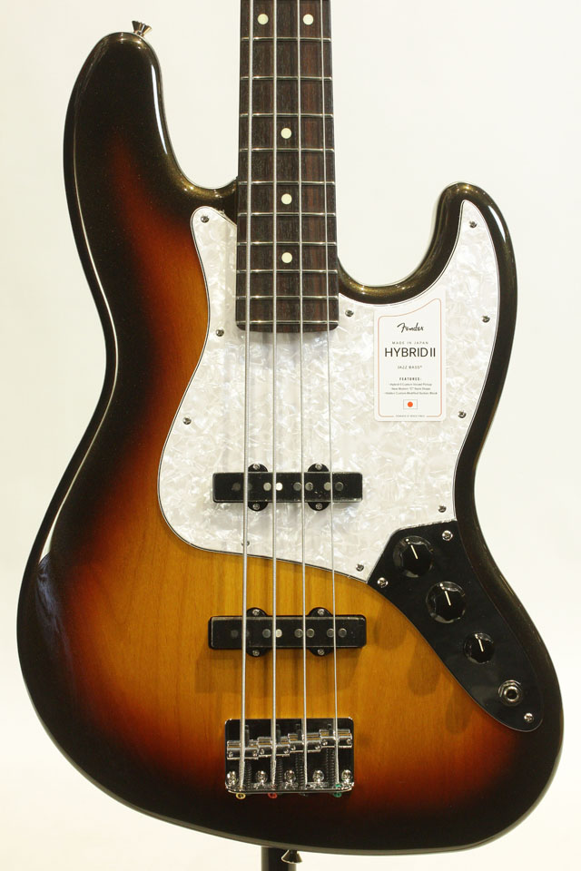 2021 Collection Made in Japan HYBRID II Jazz Bass Metallic 3-Color Sunburst
