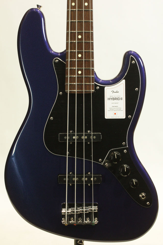 2021 Collection Made in Japan HYBRID II Jazz Bass Azurite Metallic