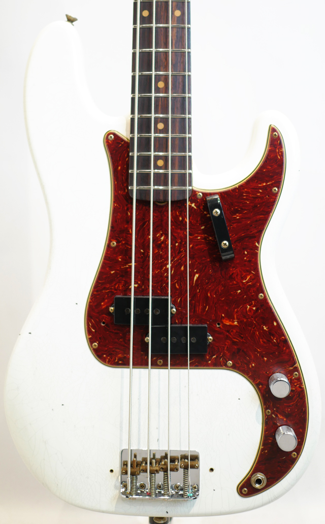 1963 Precision Bass Journeyman Relic Aged Olympic White