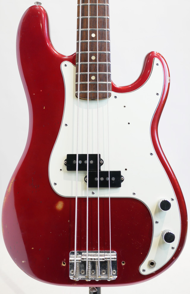FENDER Precision Bass Candy Apple Red Mid 1970s フェンダー