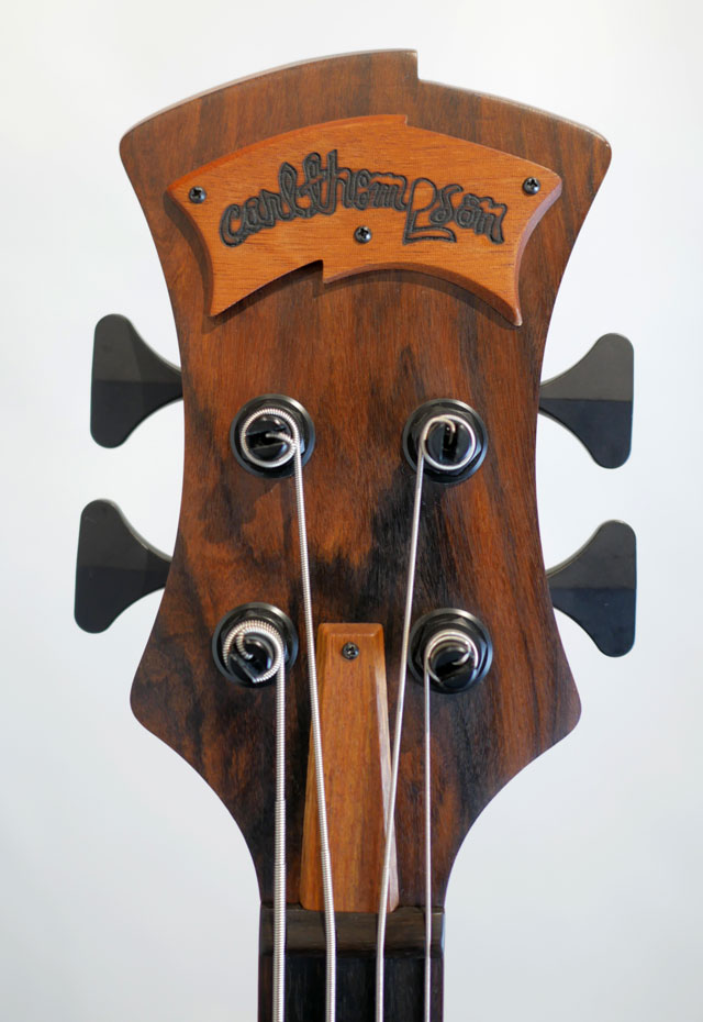Carl Thompson 4strings Scroll Bass Fretless 36inch / Cocobolo Top  カール　トンプソン サブ画像6