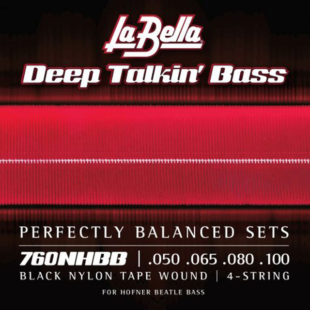 La Bella 760NHBB / DEEP TALKIN’ BASS “BEATLE” BASS (Black Nylon) ラベラ　弦