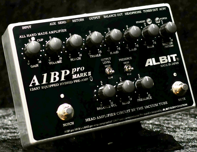 ALBIT A1BP pro MARK II BASS PRE-AMP 商品詳細 | 【MIKIGAKKI.COM